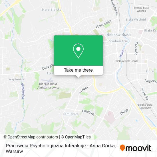 Pracownia Psychologiczna Interakcje - Anna Górka map