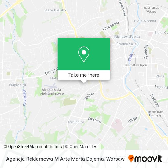 Agencja Reklamowa M Arte Marta Dajema map