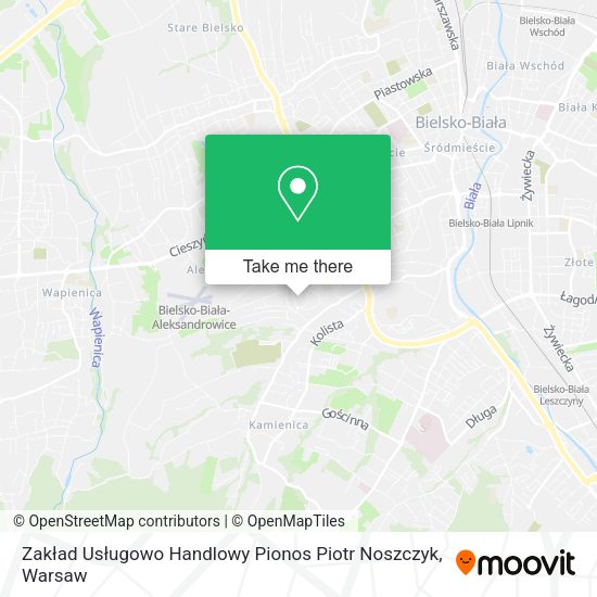 Zakład Usługowo Handlowy Pionos Piotr Noszczyk map