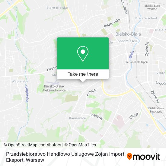 Przedsiebiorstwo Handlowo Uslugowe Zojan Import Eksport map