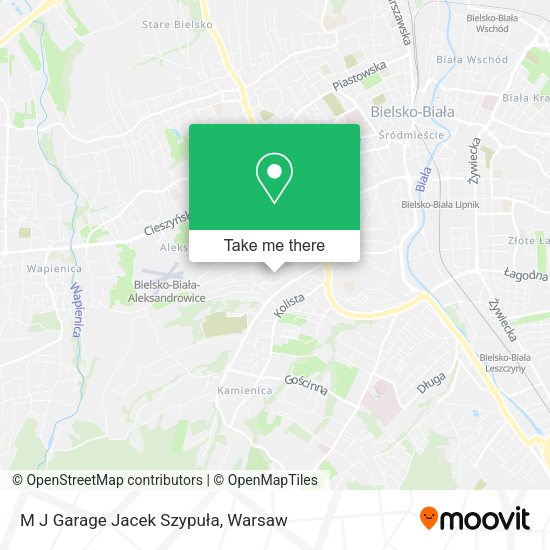 M J Garage Jacek Szypuła map