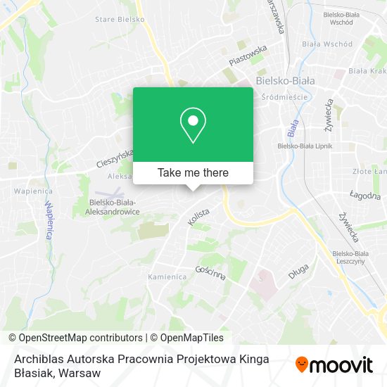 Archiblas Autorska Pracownia Projektowa Kinga Błasiak map