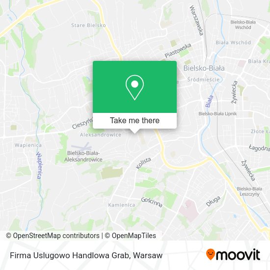 Firma Uslugowo Handlowa Grab map