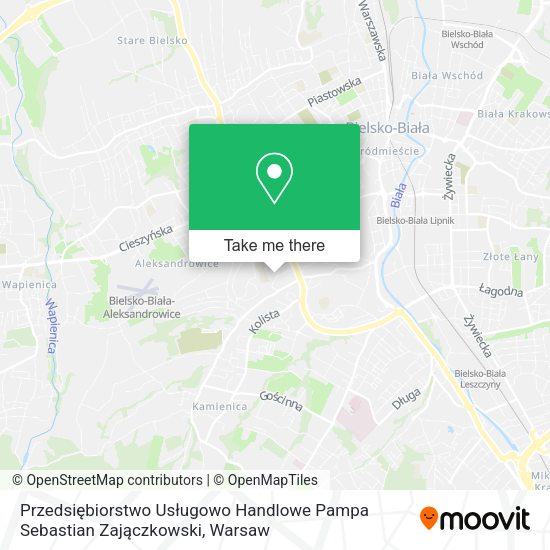 Przedsiębiorstwo Usługowo Handlowe Pampa Sebastian Zajączkowski map