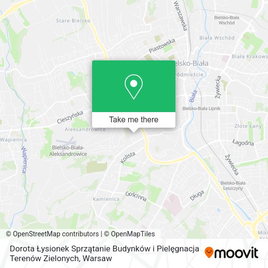 Dorota Łysionek Sprzątanie Budynków i Pielęgnacja Terenów Zielonych map