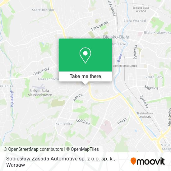 Sobiesław Zasada Automotive sp. z o.o. sp. k. map