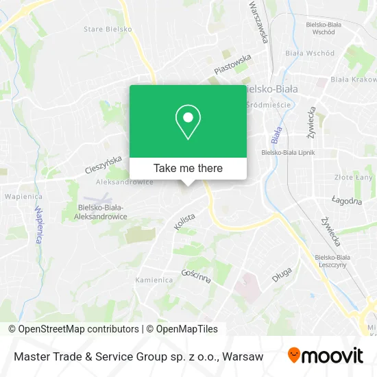 Карта Master Trade & Service Group sp. z o.o.