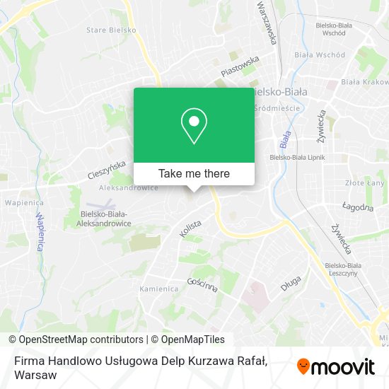 Firma Handlowo Usługowa Delp Kurzawa Rafał map