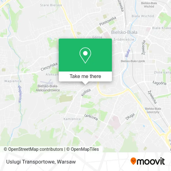 Карта Uslugi Transportowe