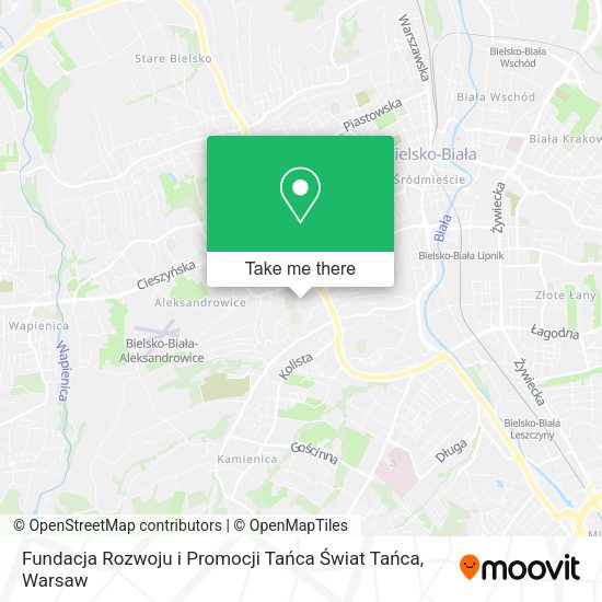 Fundacja Rozwoju i Promocji Tańca Świat Tańca map