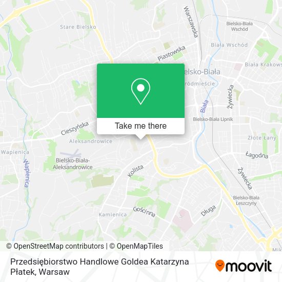 Przedsiębiorstwo Handlowe Goldea Katarzyna Płatek map