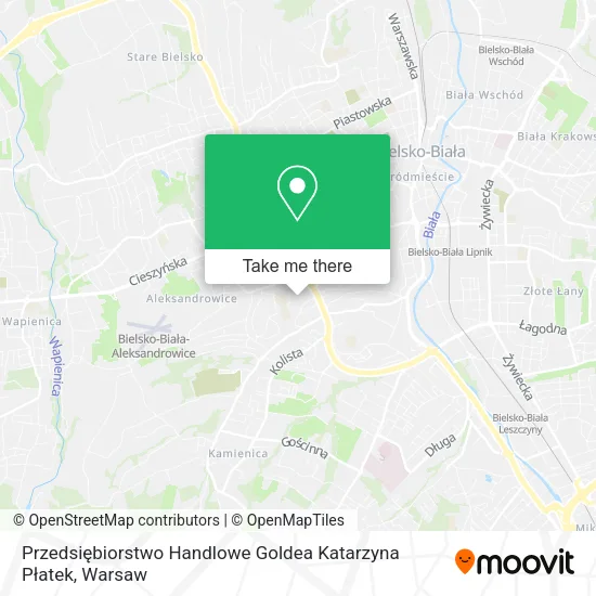 Карта Przedsiębiorstwo Handlowe Goldea Katarzyna Płatek