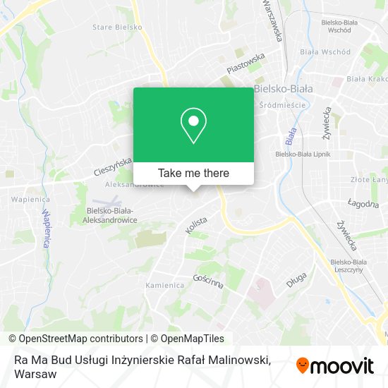 Ra Ma Bud Usługi Inżynierskie Rafał Malinowski map