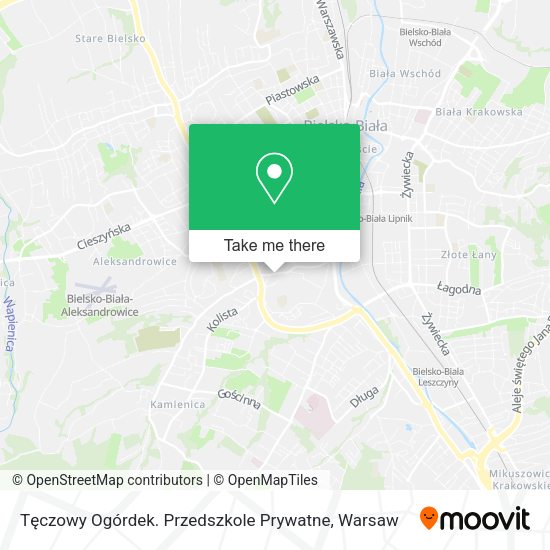 Tęczowy Ogórdek. Przedszkole Prywatne map