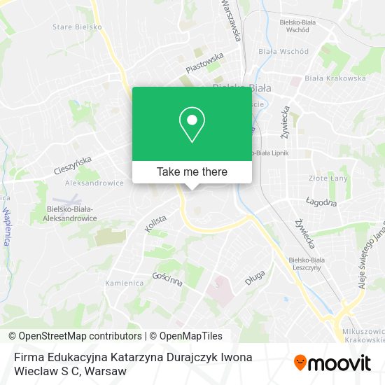 Firma Edukacyjna Katarzyna Durajczyk Iwona Wieclaw S C map