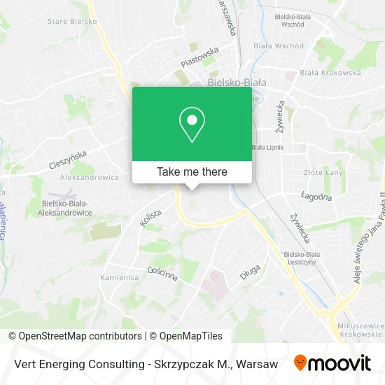 Карта Vert Energing Consulting - Skrzypczak M.