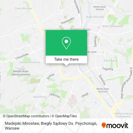 Madejski Mirosław, Biegły Sądowy Ds. Psychologii map