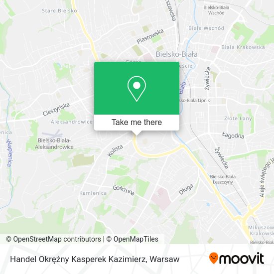 Handel Okrężny Kasperek Kazimierz map