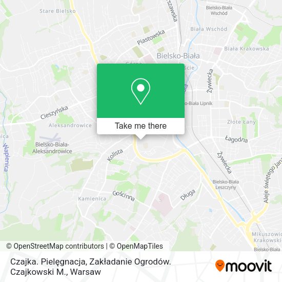 Czajka. Pielęgnacja, Zakładanie Ogrodów. Czajkowski M. map