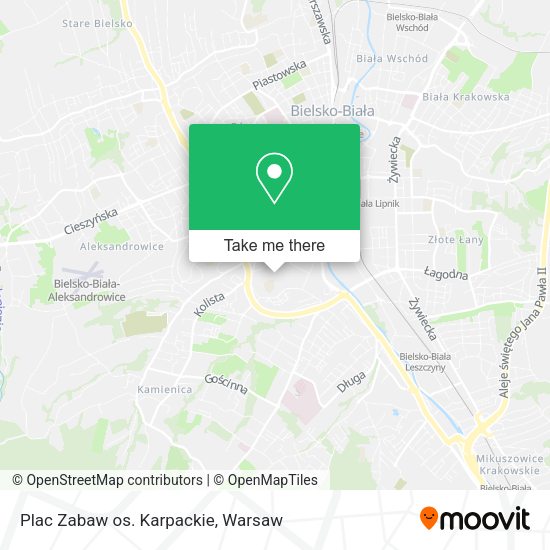 Plac Zabaw os. Karpackie map