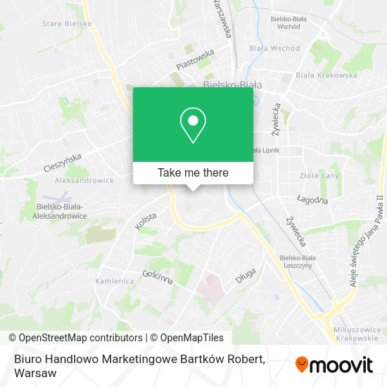 Biuro Handlowo Marketingowe Bartków Robert map