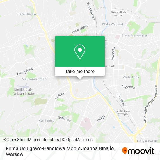 Firma Usługowo-Handlowa Mobix Joanna Bihajło map