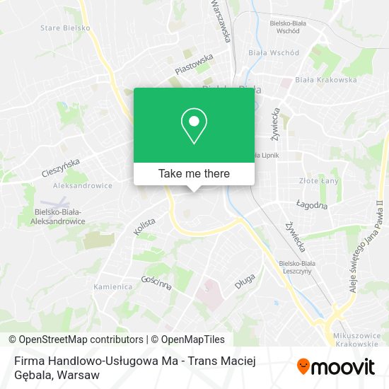 Firma Handlowo-Usługowa Ma - Trans Maciej Gębala map