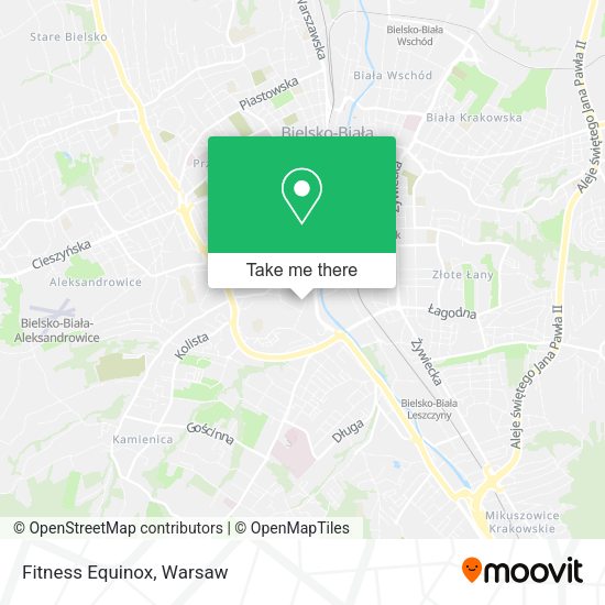 Fitness Equinox map