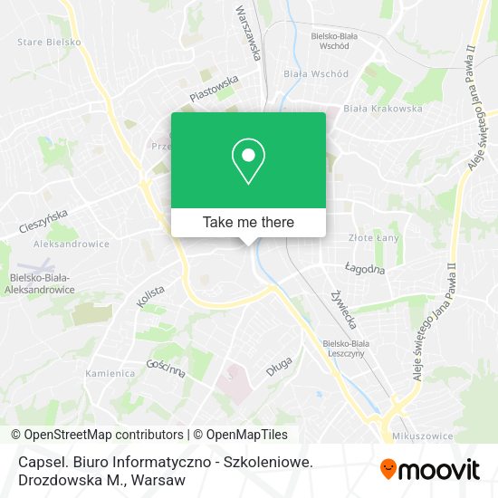 Capsel. Biuro Informatyczno - Szkoleniowe. Drozdowska M. map