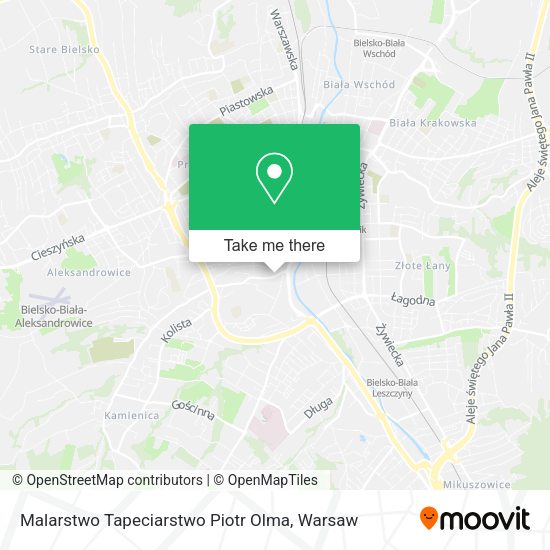 Malarstwo Tapeciarstwo Piotr Olma map