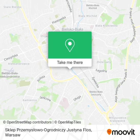 Sklep Przemysłowo-Ogrodniczy Justyna Flos map