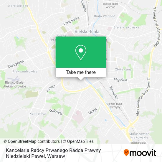 Kancelaria Radcy Prwanego Radca Prawny Niedzielski Paweł map