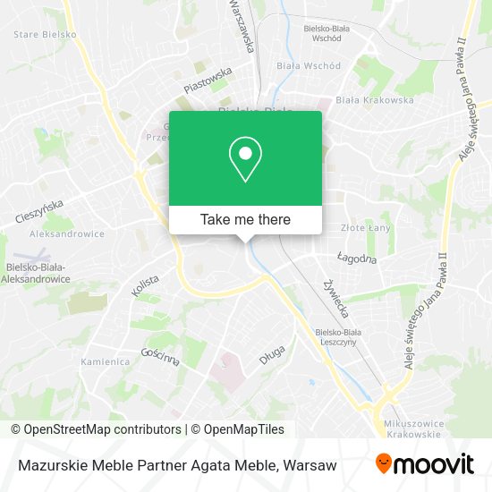 Mazurskie Meble Partner Agata Meble map