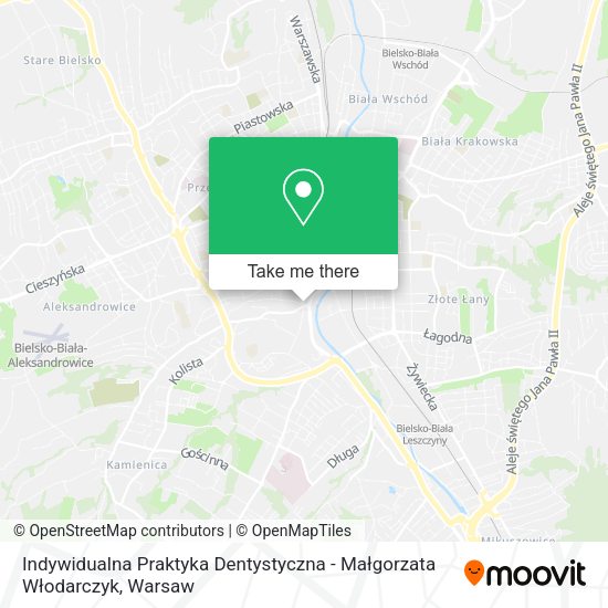 Indywidualna Praktyka Dentystyczna - Małgorzata Włodarczyk map