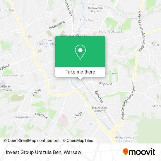 Карта Invest Group Urszula Ben