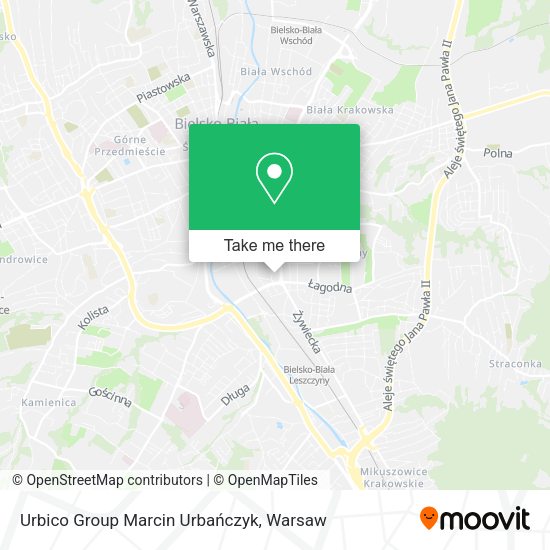 Urbico Group Marcin Urbańczyk map