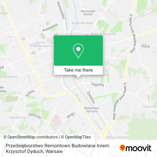 Przedsiębiorstwo Remontowo Budowlane Inrem Krzysztof Dyduch map