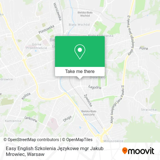 Карта Easy English Szkolenia Językowe mgr Jakub Mrowiec