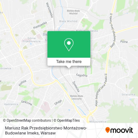 Mariusz Rak Przedsiębiorstwo Montażowo-Budowlane Imeks map