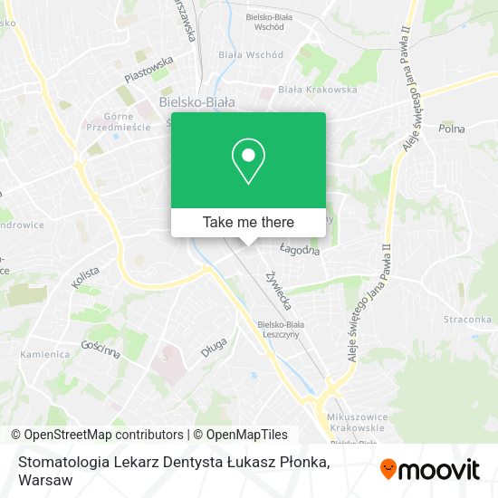 Stomatologia Lekarz Dentysta Łukasz Płonka map