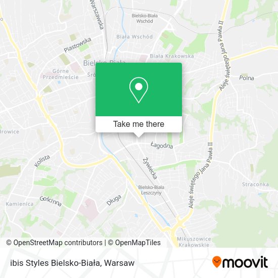 ibis Styles Bielsko-Biała map