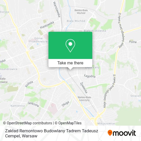 Zakład Remontowo Budowlany Tadrem Tadeusz Cempel map