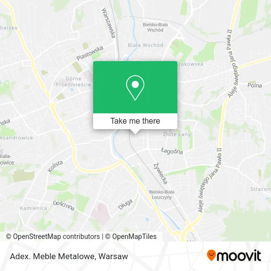 Карта Adex. Meble Metalowe