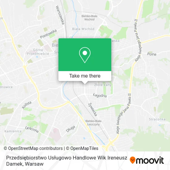 Карта Przedsiębiorstwo Usługowo Handlowe Wik Ireneusz Damek