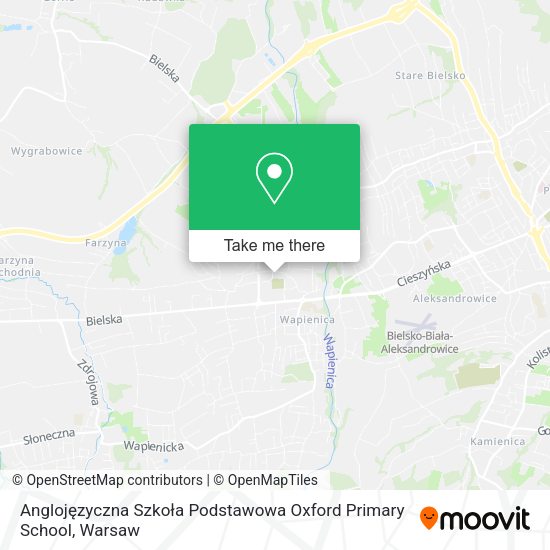 Anglojęzyczna Szkoła Podstawowa Oxford Primary School map