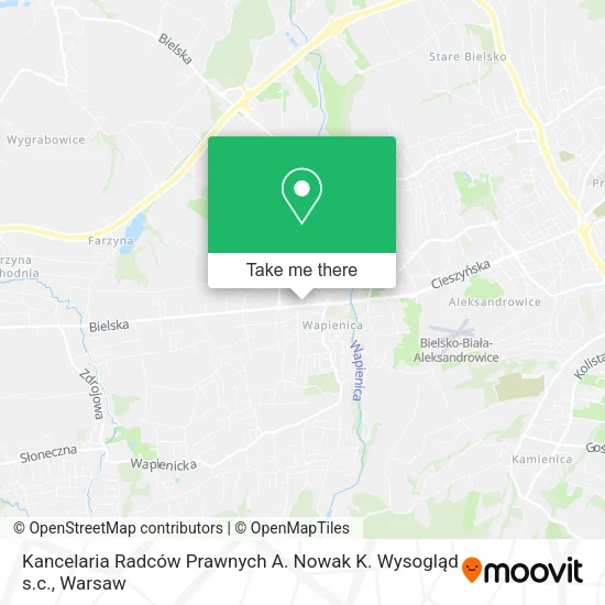 Kancelaria Radców Prawnych A. Nowak K. Wysogląd s.c. map