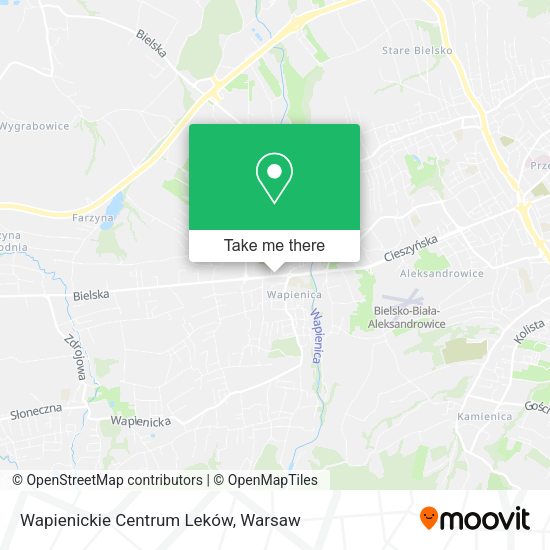 Wapienickie Centrum Leków map