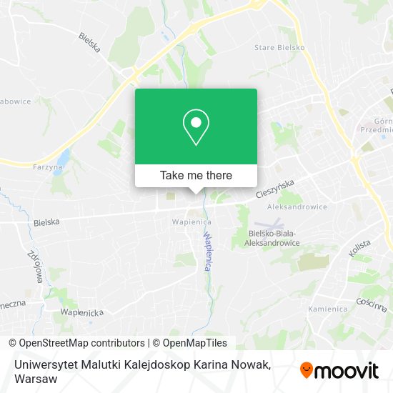 Uniwersytet Malutki Kalejdoskop Karina Nowak map