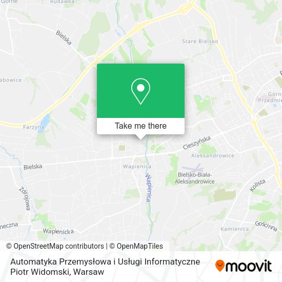 Automatyka Przemysłowa i Usługi Informatyczne Piotr Widomski map