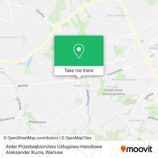 Alder Przedsiębiorstwo Usługowo-Handlowe Aleksander Kucia map